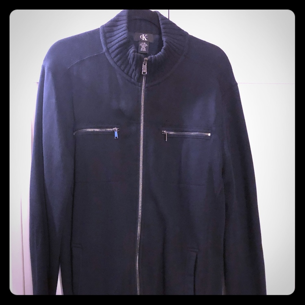 Calvin Klein full zip up sweater jacket